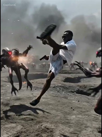 One Man vs Alien Army | Epic AI Battle Short