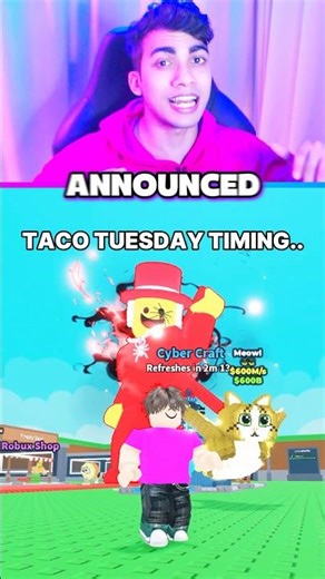 TACO TUESDAY TIME ANNOUNCED IN STEAL A BRAINROT 😱