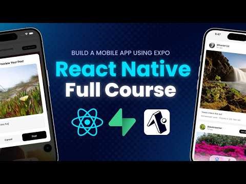 React Native Full Course 2026 | Build a Beginner Mobile App Using Expo