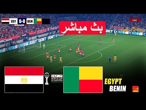 🔴مباشر: مصر ضد بنين | لعبة محاكاة الفيديو eFootball PES 21