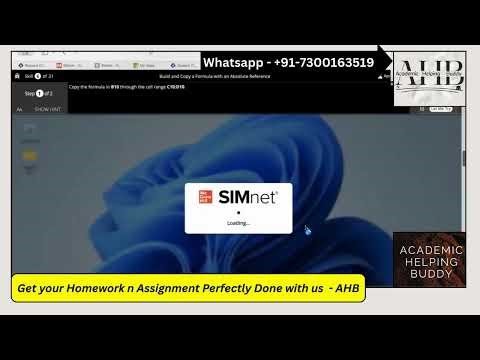How to Complete Excel Ch 2 SIMbook Simulation | Working with Formulas and Functions SIMnet