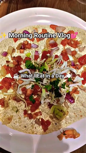 Real morning routine day in my life 💕✨ | What I eat in a day ☕🍽️ #shorts