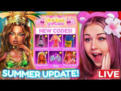 [☀️💚 SUMMER UPDATE] Showing all ITEMS, Codes & SECRETS! | ROBLOX Dress to Impress