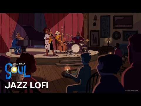 Soul's Half Note Jazz Club Ambiance | 10hr Pixar LoFi