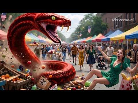 Giant Python Attack Traps Kids — Hero’s Shocking Rescue Caught on Camera 😱