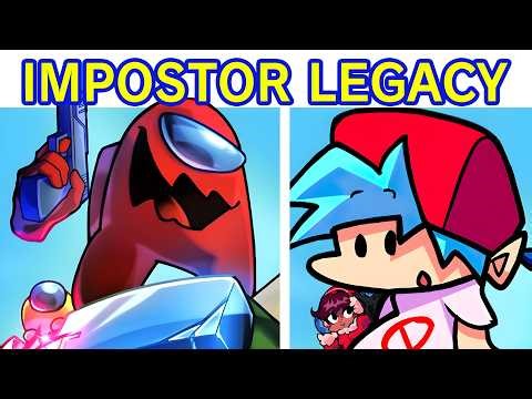 Friday Night Funkin' VS Impostor Legacy FULL WEEK + Cutscenes 100% (FNF Mod) (Among Us)