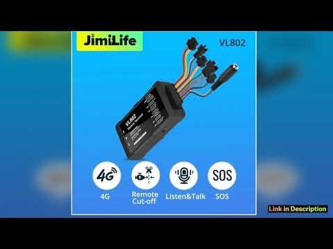 Jimi VL802 Vehicle Tracker 4G GPS Locator Car Tracking Device For Car Fleet Management Remote Cutof