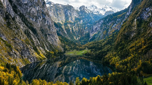 Why does this lake look almost untouched?