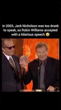 Jack Nicholson Was Too Drunk, So Robin Williams Did This! 💀😭