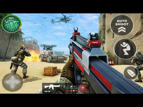 Commando Free Fire Critical Gun Strike Ops - FPS Shooter Gun Games _ Android Gameplay #1
