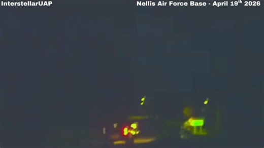 UFO Captured over Nellis Air Force Base 👽🛸“This has to be one of the clearest videos of a UFO on the net.”Full footage from April 19, 2026 over Nellis Air Force Base shows a glowing disc shaped craft with a ring of bright blue lights hovering and manoeuvering silently nearby.What do you think?