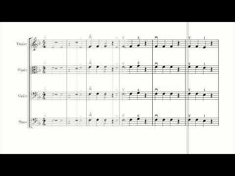 Playing G - F♮ - E - D. Basic Notes for Orchestra. F Natural. Play Along.