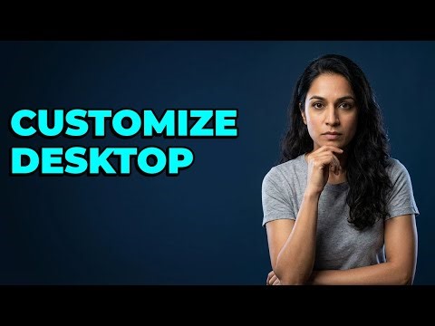 How To Open Desktop Background Options?