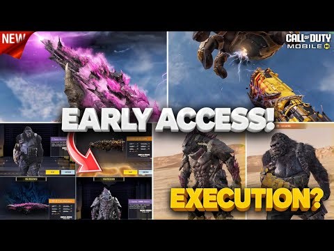 GODZILLA x KONG in CODM 😱 Full Showcase (Early Access)