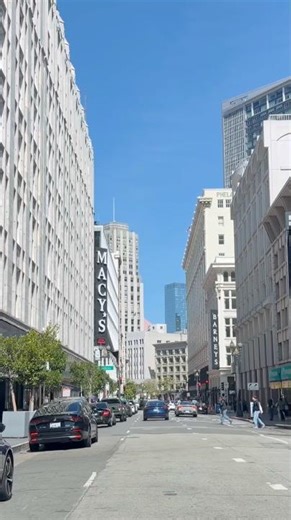 Driving into the Heart of SF Shopping District! 🛍️🏙️ #UnionSquare #4KHDR #Shorts