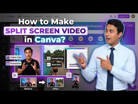 How to Make Split Screen Video in Canva?