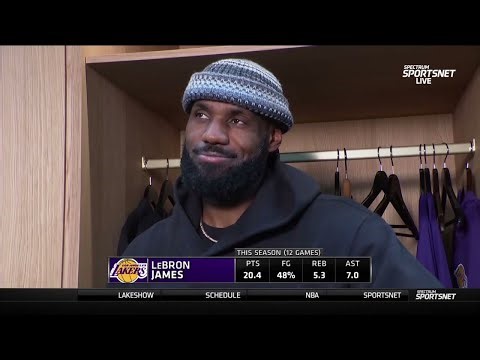 LeBron James POSTGAME INTERVIEWS | Los Angeles Lakers beat Sacramento Kings 125-101