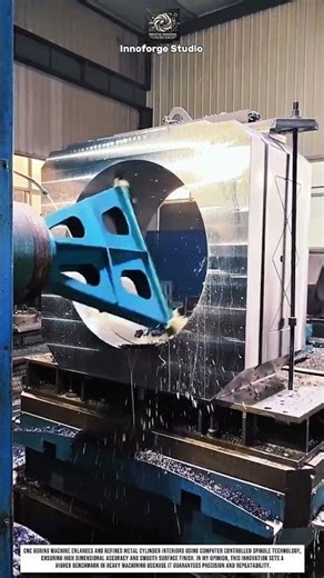 CNC Boring Machine for Large Metal Cylinder Precision Machining