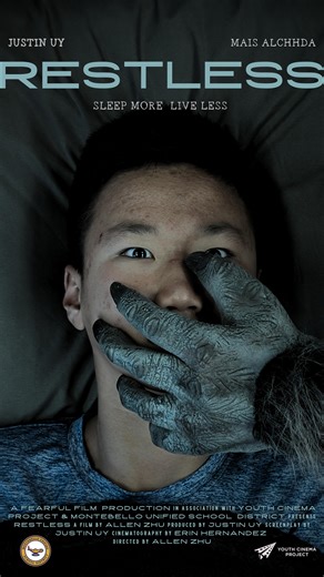 Youth Cinema Project on Instagram: "🎬✨ YCP Film of the Week: RESTLESS Created by the talented young filmmakers of Montebello Unified School District, this short film follows a student struggling to get enough sleep, leading him to experience some unusual things… 👇 Show these emerging storytellers some love in the comments! What lesson or message did RESTLESS leave with you? #studentfilm #indiefilmmaker #shortfilmcommunity #filmmakinglife #youthvoices"