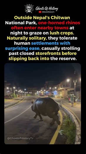 Rhinos Roam Nepal’s Streets