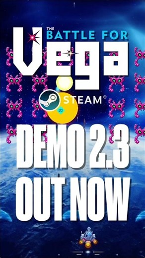 👾 Demo 2.3 Out Now | Battle for Vega #gaming #indiegame #retrogaming #game #gameplay #shmup #steam