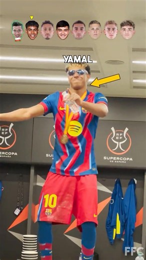 Barcelona Players Dressing Room Dance 😍