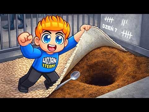 KOPIE DZIURE ŁYŻECZKĄ ABY UCIEC Z WIĘZIENIA w Roblox!