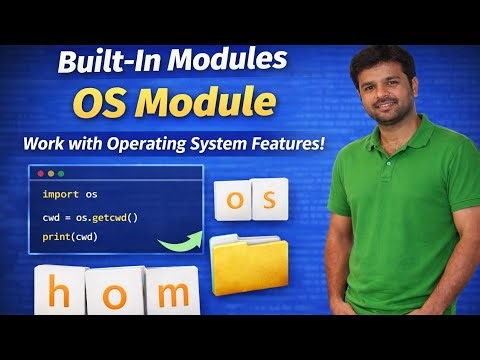Learn OS Module in Python (Beginner to Advanced)