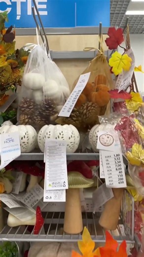 Cozy Pepco Autumn Leaf Door Wreath Home Decor Showcase Display In Store Today 🍂✨ #pepco