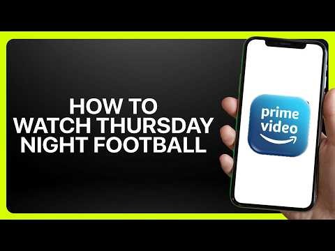 How To Watch Thursday Night Football on Prime Video! Tutorial