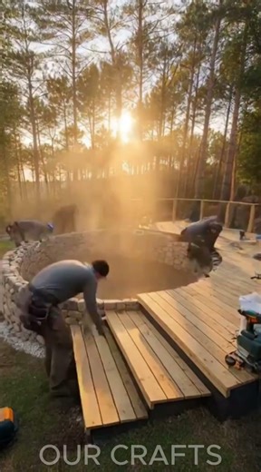 DIY Pool Deck Transformation | From Nothing to Luxury 💎