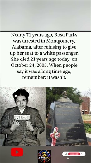 Remembering Rosa Parks, who died 21 years ago today. Her legacy lives on. 🕊️