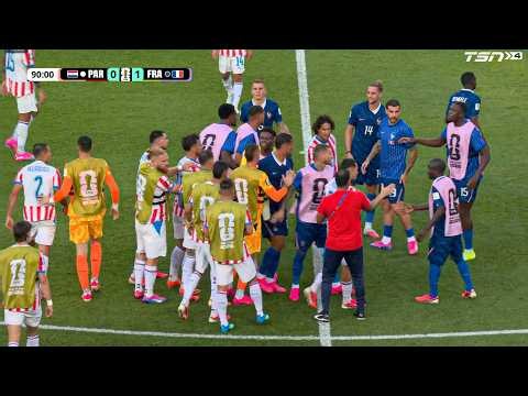 Huge Fight Between France and Paraguay Players After Match | France vs Paraguay Highlights FIFA WC