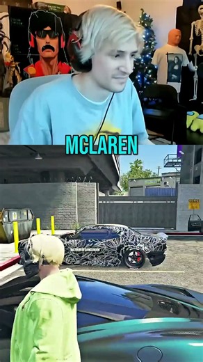 xQc Steals The Wrong McLaren In GTA RP 😭