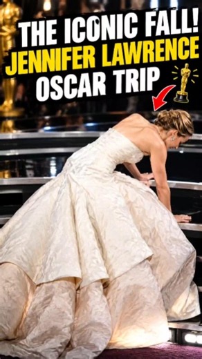 Jennifer Lawrence handled this Oscar moment like a queen 🏆👑 #academyawards #hollywood #foryou #funny