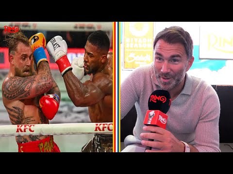 NEW! Eddie Hearn REACTS To Jake Paul "Wobbling" Anthony Joshua Comments, Boots vs Ortiz Jr Latest