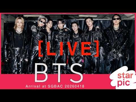 [LIVE] BTS Arrival at SGBAC 20260418