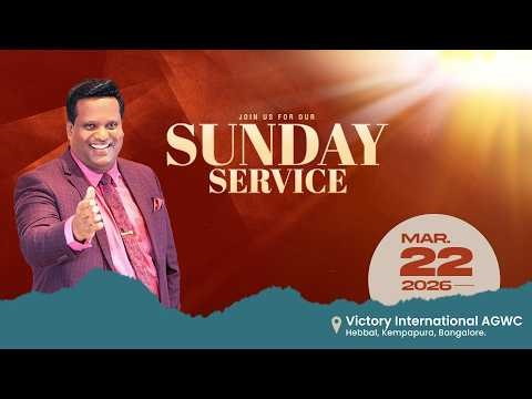 🔴 🅻🅸🆅🅴 - 22nd March 2026 | Special Sunday Evening Service | Apostle Tommy Lilja Karen Lilja