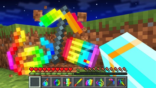 Every defeated mob drops legendary Minecraft items for you