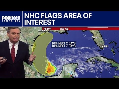 National Hurricane Center flags area of interest