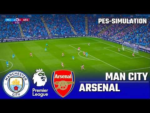 Manchester City vs Arsenal | English Premier League | PES 21 Football Simulation