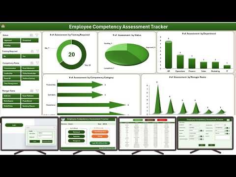 Employee Competency Assessment Tracker in Excel