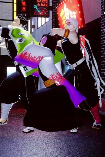 MMD x Demon Slayer - Wannabe X Macarena #kagaya #uzui