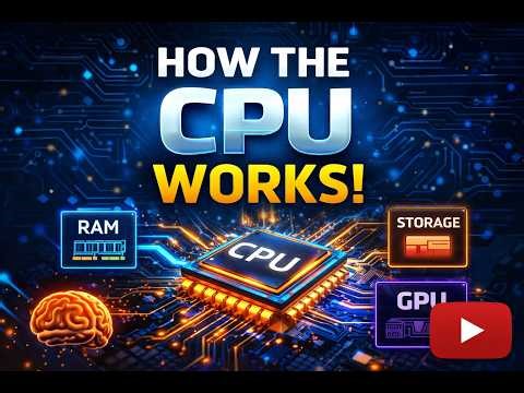 How the CPU Works (The Brain of Your Computer Explained!)