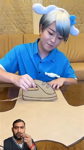 A Story of Iron clothes😇-mini wood toy wood art' skills/hand craft#shorts