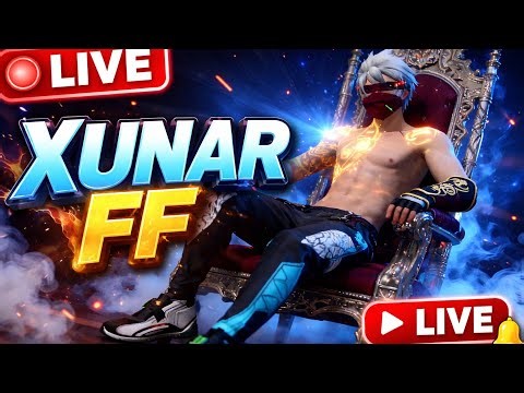 🔴LIVE🔴FREEFIRE GAMPLAY WITH LEG 🦵#freefirelive#legplayer#xunarff