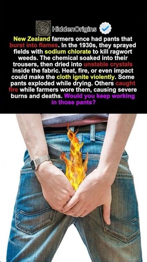 The Exploding Pants Epidemic #historyfacts #weirdhistory #facts