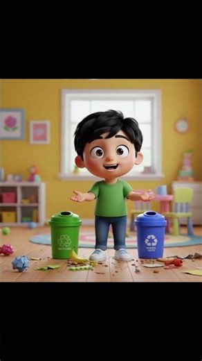 Waste Segregation for Kids ♻️ | Wet & Dry Waste Explained