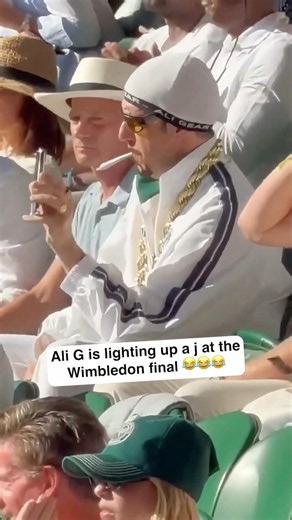 Wimbledon Wasn't Ready for Ali G's Wild Entrance 😂🔥#alig
