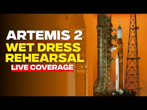 Watch Live: NASA Fuels SLS Moon Rocket In Crucial, Prelaunch Test For Artemis 2 | Nasa Testing